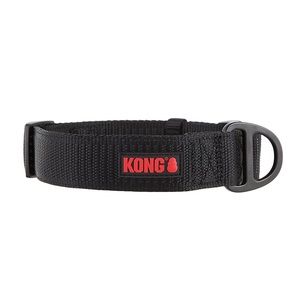 🐶 KONG® Black L Chew Resistant Dog Collar Ultra Durable Pet Pets Leash Dog NWT